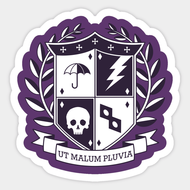 Umbrella Shield Sticker by watermelonium